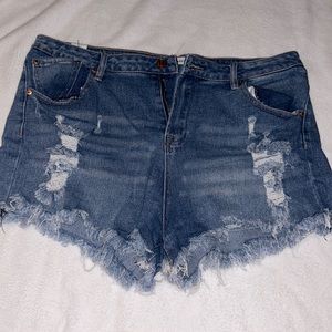 Size 17 Jean Shorts